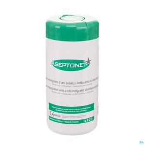 Aseptonet Lingettes Desinfectantes 100