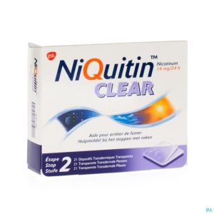 Niquitin Clear Patches 21 X 14mg