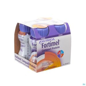 Fortimel Compact Protein Peche-mangue 4x125ml