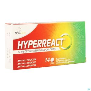 Hyperreact 10mg Comp A Sucer 14x10mg Rempl.3001872