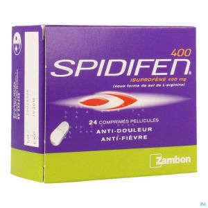 Spidifen 400 Comp Enrob 24 X 400mg