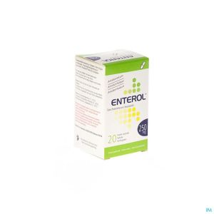 Enterol 250mg Pi Pharma Caps Dur 20 Pip