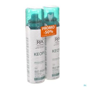 Roc Keops Duo Deo Sec S/alc S/parf P/norm 2x150ml