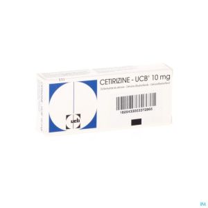 Cetirizine Ucb Comp Pel. 20 X 10mg