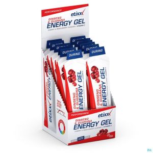 Etixx Ginseng&guarana Energy Gel Red Currant-cherry 12x50g