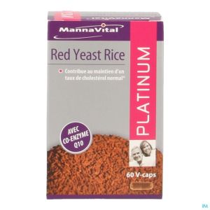 Mannavital Red Yeast Rice Platinium V-caps 60