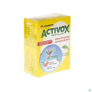 Activox comp maux de gorge comp a sucer 24