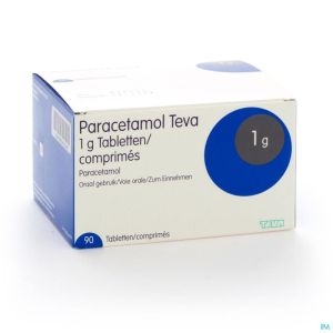 Paracetamol Teva 1g Comp 90 X 1g