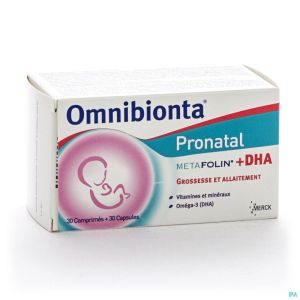 Omnibionta Pronatal + Dha Tabl 30+caps 30