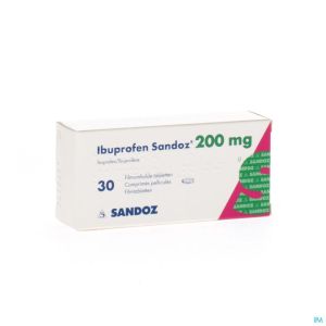 Ibuprofen Sandoz 200mg Comp Pell 30x200mg