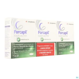 Forcapil Hair Activ Comp 3x30 Promo 3 Mois