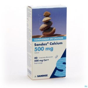 Sandoz Calcium Bruistabl-comp Eff 40 Orange
