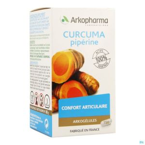 Arkogelules Curcuma + Piperine 150