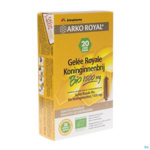 Arkoroyal Gelee Royale Bio 1500mg Amp 20x15ml
