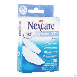 Nexcare 3m Sensitive Skin Assort. 2 Tailles 20