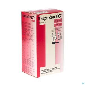 Ibuprofen Eg 40mg/ml Susp Buvable 100ml
