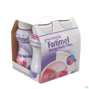 Fortimel Energy Multi Fibre Fraise 4x200ml