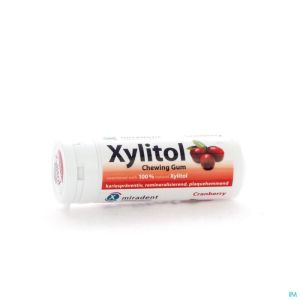 Miradent Xylitol Chewing-gum Canneberge