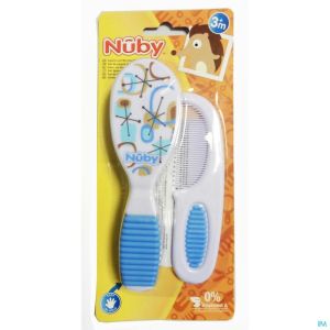 Nûby Set Brosse & Peigne - 3m+