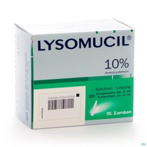 Lysomucil 10% Amp 20 X 300mg/3ml