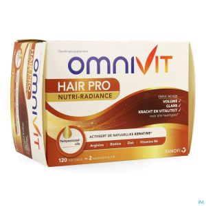 Omnivit Hair Pro Nutri Radiance Caps 120