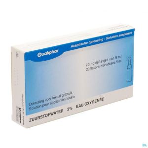 Eau Oxygenee Stabilisee 3% Unit Dose 20x5ml