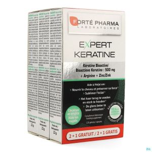 Expert Keratine Caps 120 2+1 Gratuit