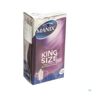 Manix King Size Preservatifs 12