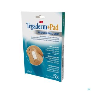 Tegaderm + Pad - Pansement Transparent Avec Compresse Absorbante 9cm X 10cm