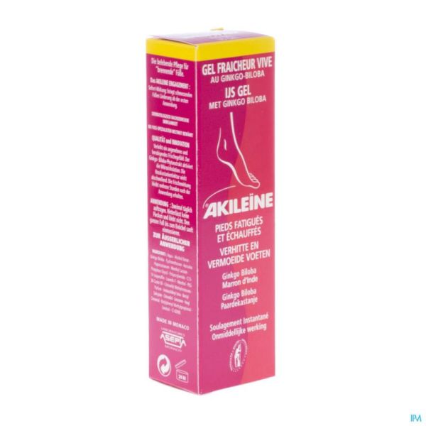 Akileine rouge gel fraicheur vive tbe 50ml 101040