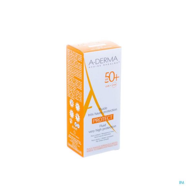 Aderma protect fluide ip50+ 40ml