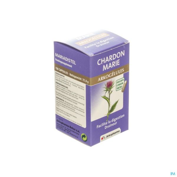 Arkogelules chardon marie vegetal 150