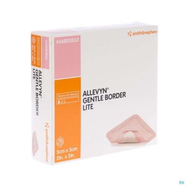 Allevyn gentle border lite 5,0x 5,0cm 10 66800833