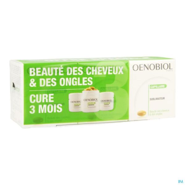 Oenobiol Capillaire Cure Sublimateur Softcaps 3x60