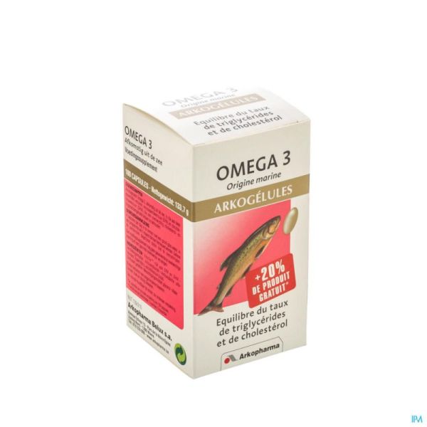 Arkogelules Omega 3 Origine Marine 180