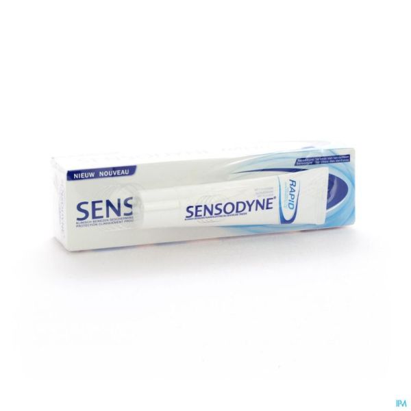 Sensodyne Rapid Dentifrice Tube 75ml