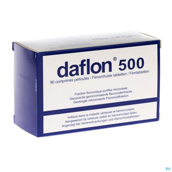 Daflon Impexeco Comp 90x500mg Pip