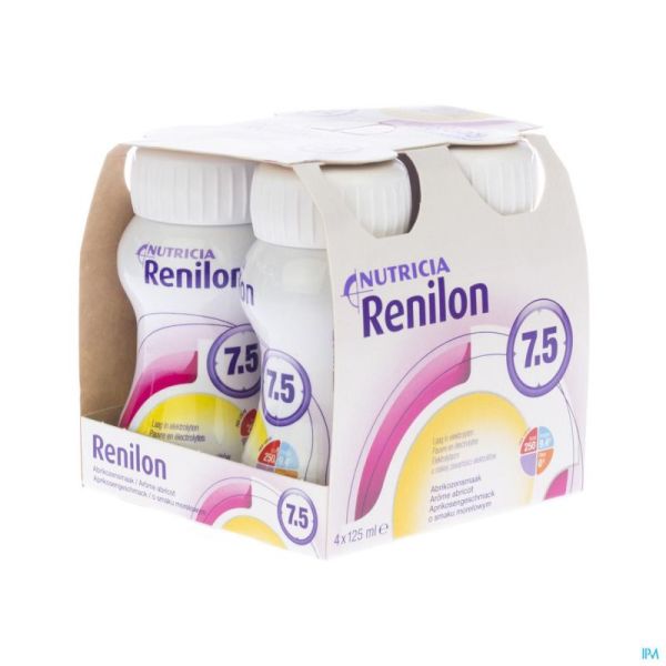 Renilon 4.0 Abricot Bouteille 4x125ml 570978