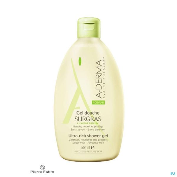 Aderma Gel Moussant Avoine Surgras 500ml