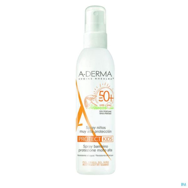 Aderma protect spray enfant ip50+ 200ml