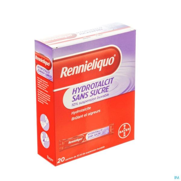 Rennieliquo 10 % Susp Or Sach 20 X 10ml