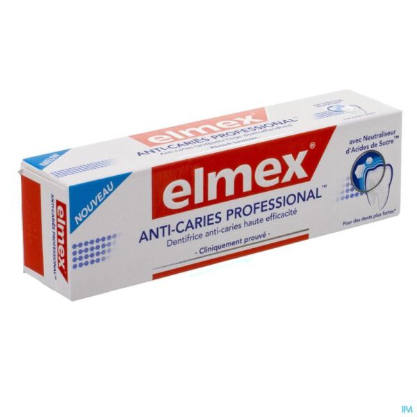 Dentifrice Elmex® Anti-caries Professional™ Tube 75ml