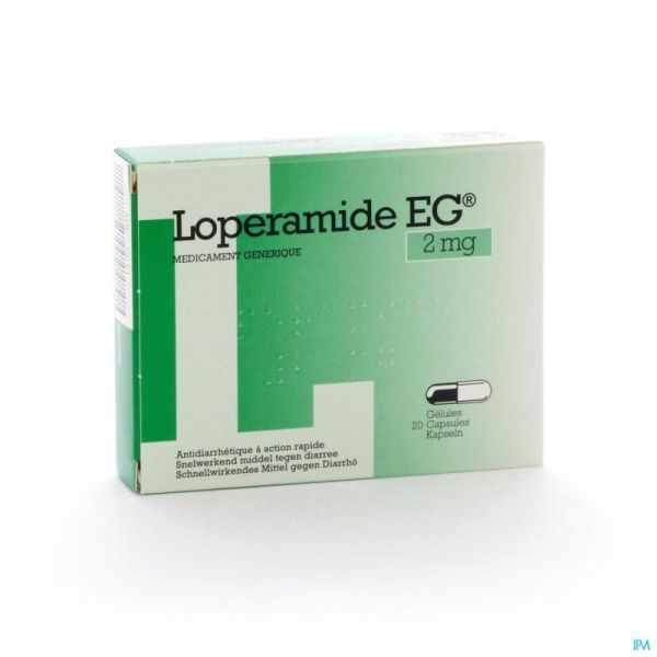 Loperamide Eg Caps 20x2mg