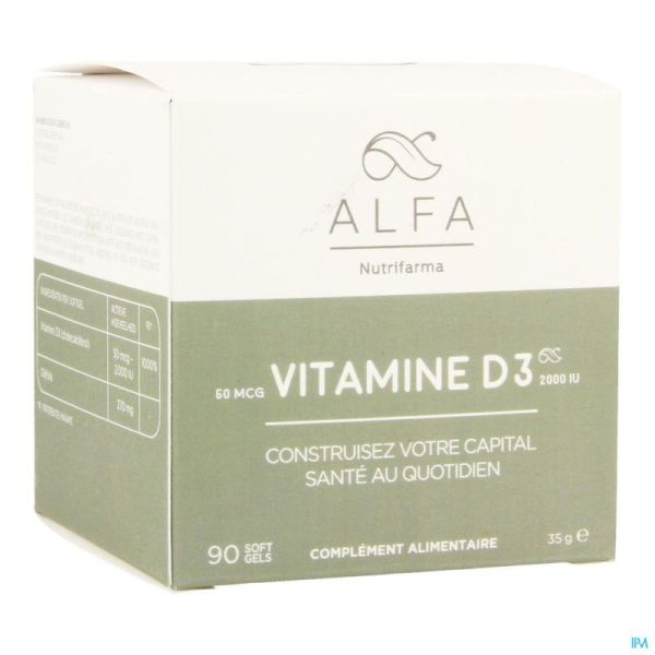 Alfa vitamine d3 softgels 90