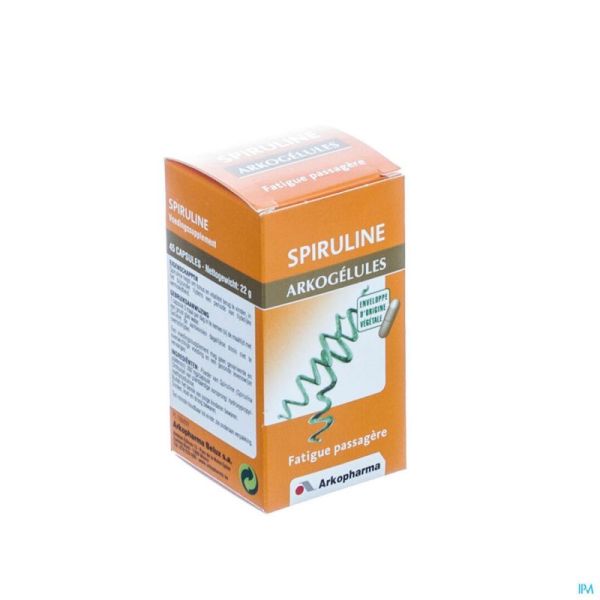 Arkogelules spiruline vegetal 45