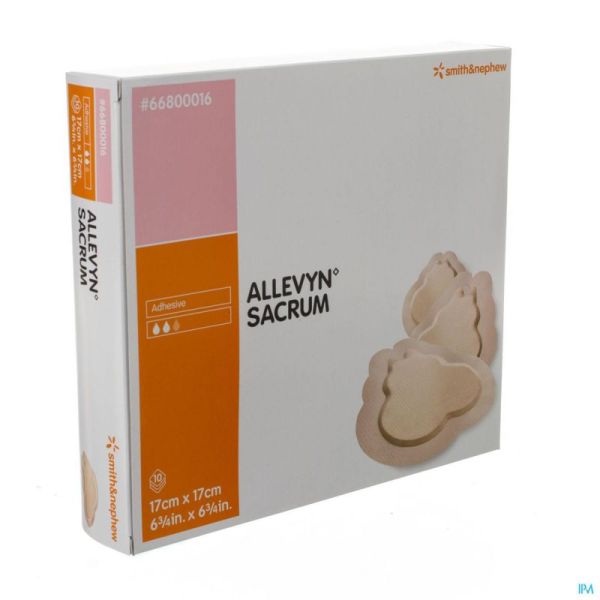Allevyn sacrum pans hydrocel. 17cm 10 66800016
