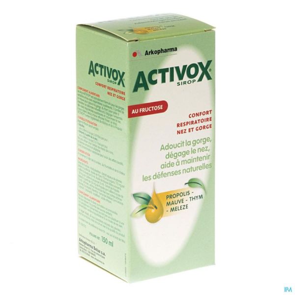 Activox sirop aux herbes nf 150ml