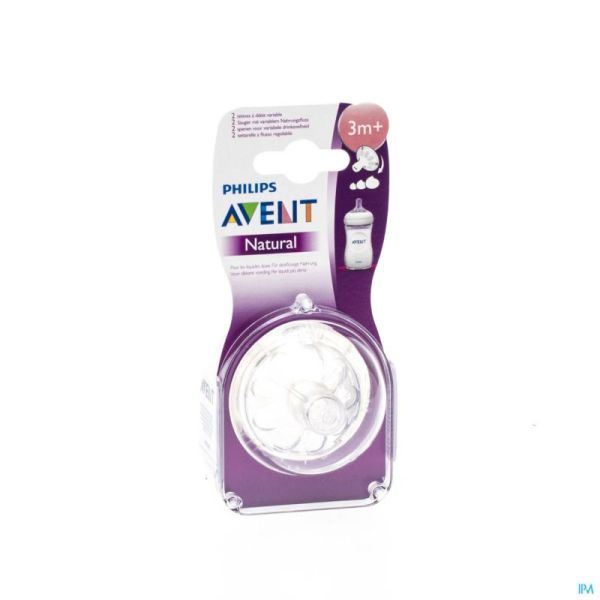 Avent natural tetine variable 1