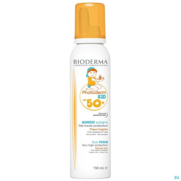 Bioderma Photoderm Kid Ip50+ Mousse Solaire 150ml
