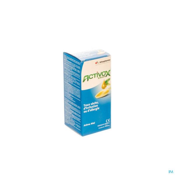 Activox Sirop Toux Seche 125ml